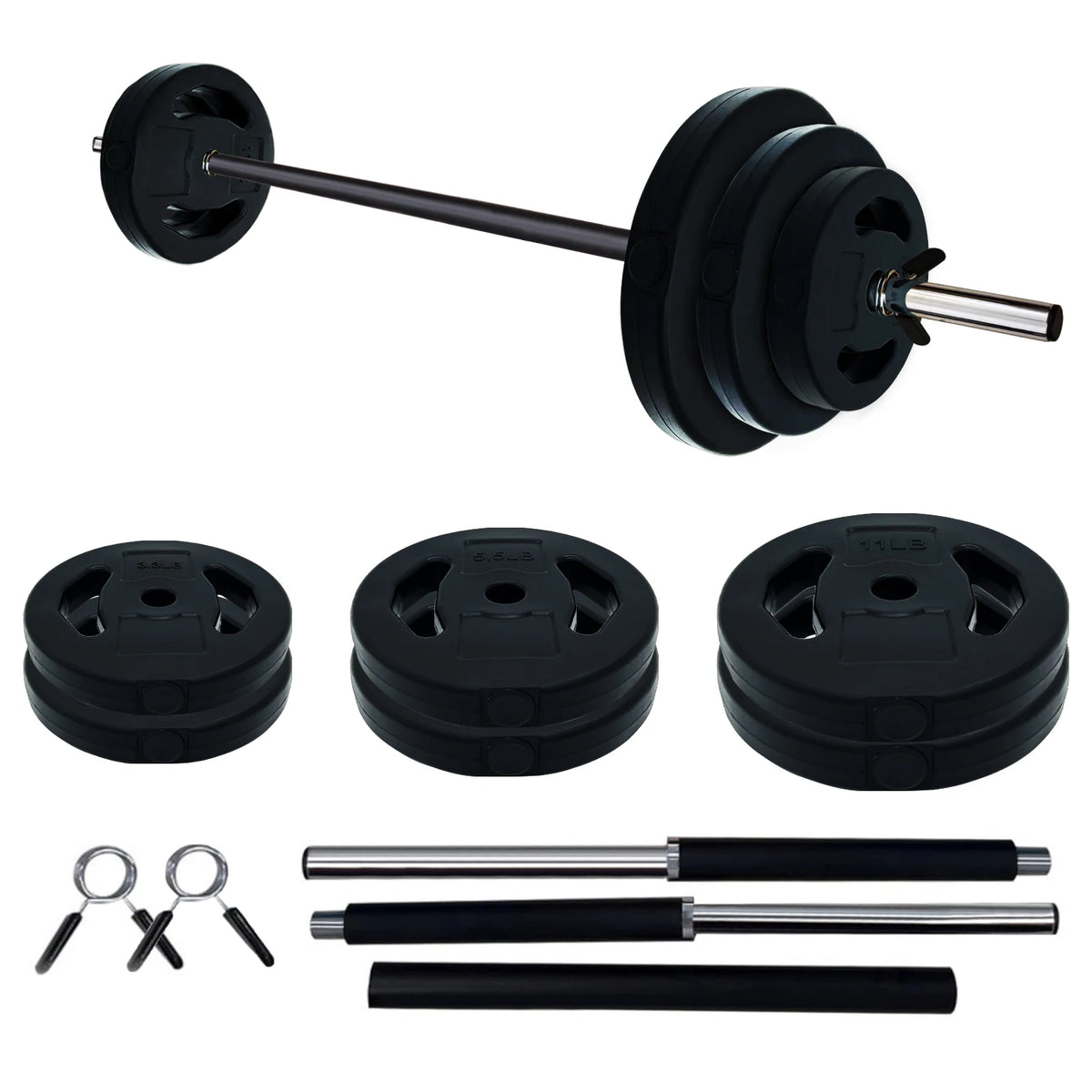 TWISTER.CK Adjustable Barbell Weight Set For Home Gym Training