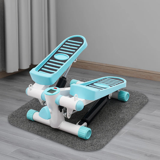 Portable Hydraulic Mini Stepper With Resistance Bands And LED Display