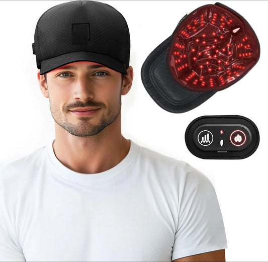 NEW Cordless Red Light Therapy Cap 660&850 nm 100pcs LED Red Light Therapy Cap Red Light Helmet for Hair Loss&Hair Growth